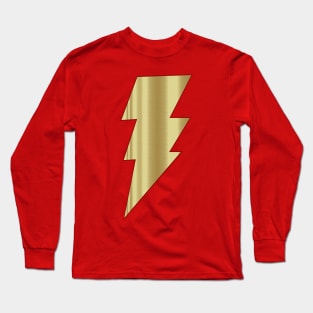 SHAZAM - Faux metal Long Sleeve T-Shirt